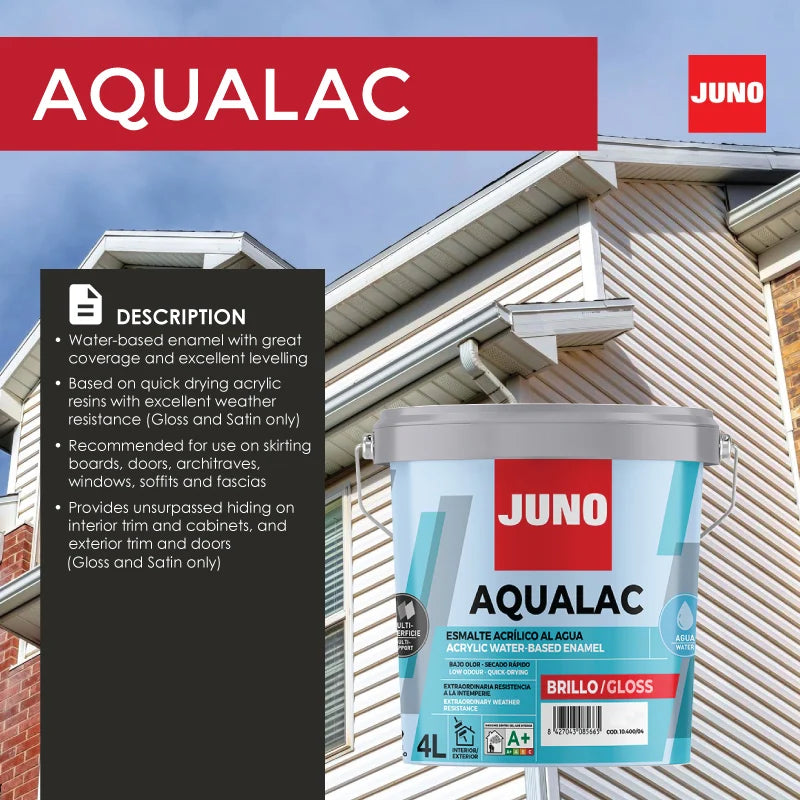 Juno Aqualac White Multi-Surface Trim Paint