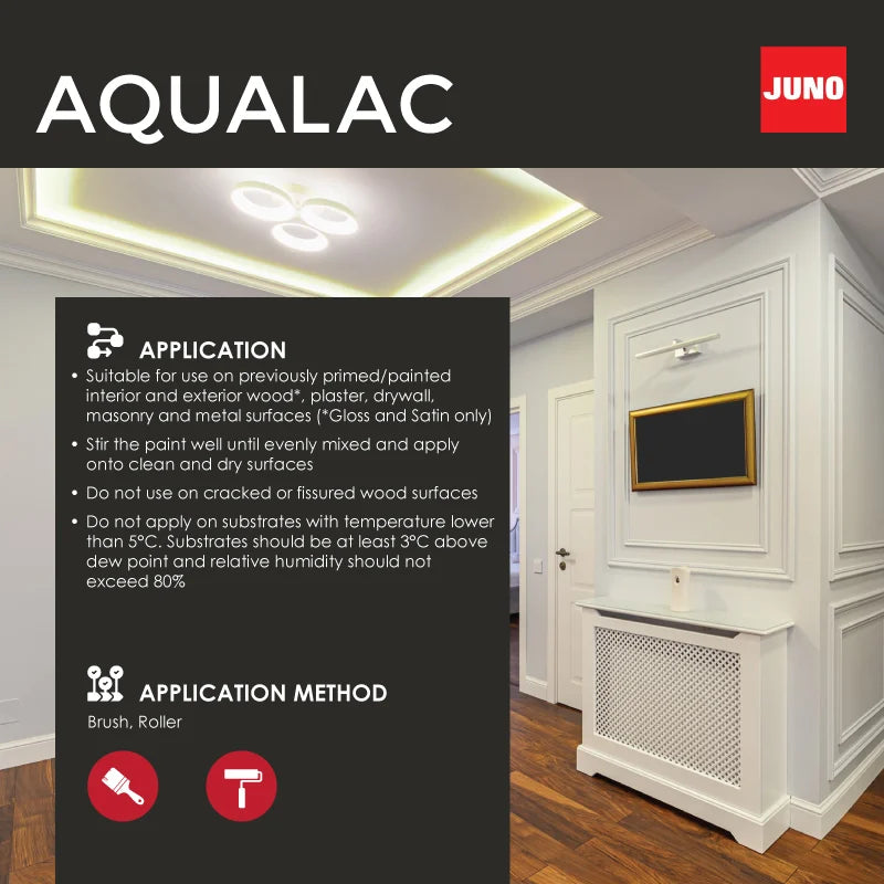 Juno Aqualac White Multi-Surface Trim Paint