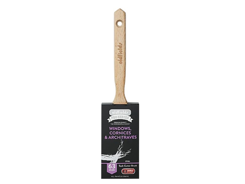 Oldfields Pro Series 2.5" Oval Sash Cutter Brush