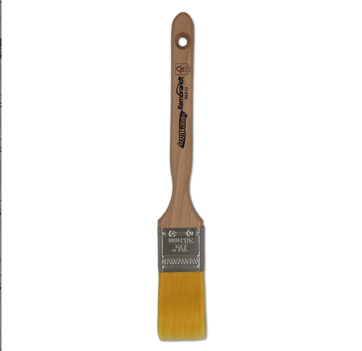 Arroworthy Rembrandt Long Handle Straight Cut Flat Sash Brush