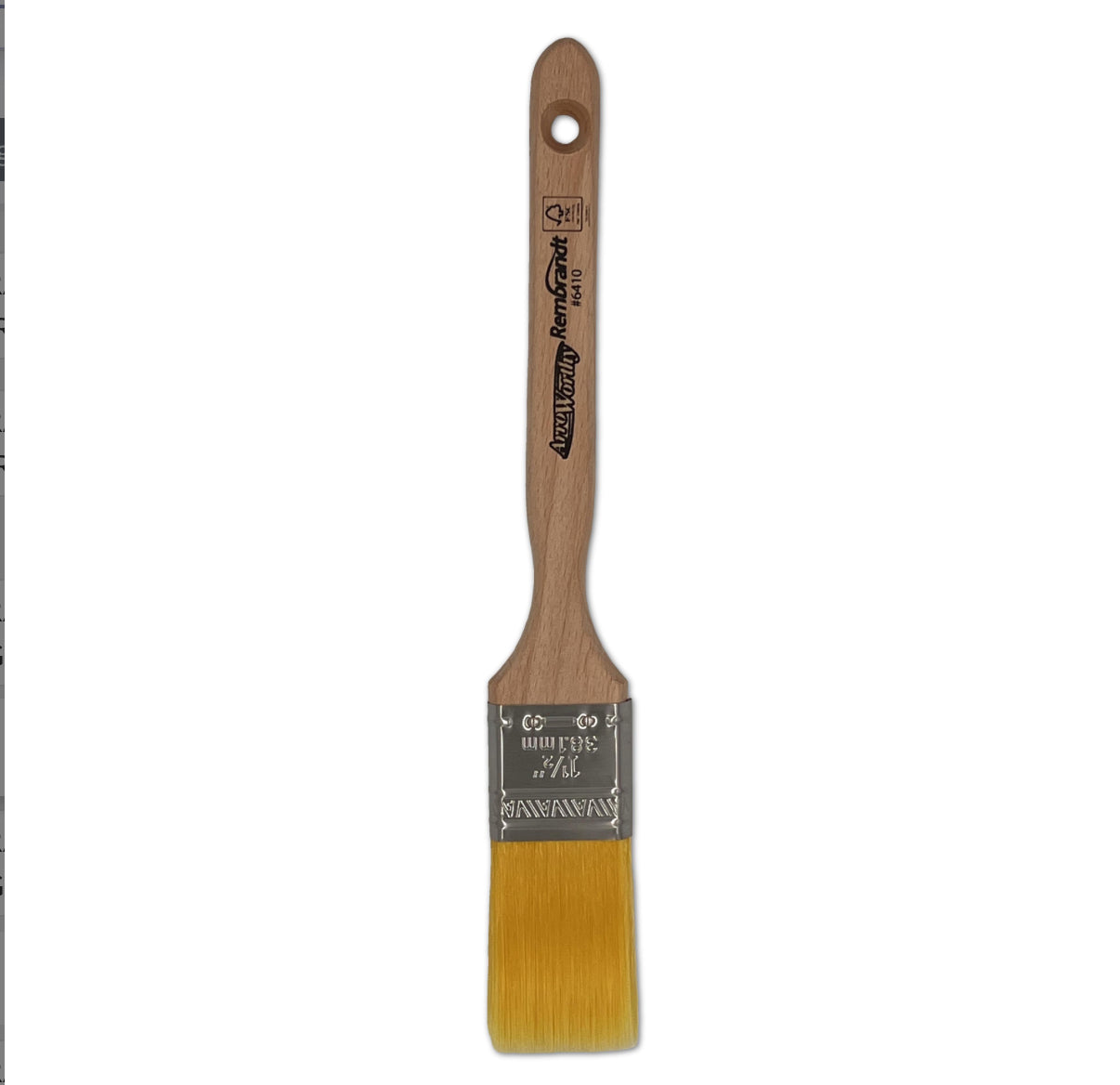 Arroworthy Rembrandt Long Handle Straight Cut Flat Sash Brush