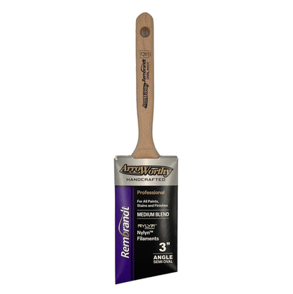 Arroworthy Rembrandt Semi Oval Angular Sash Brush