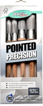 Axus Decor AXU/BGPSS4 Pointed Precision Sash Brush Set