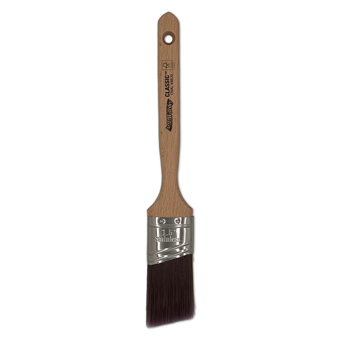 Arroworthy Classic Long Handle Semi Oval Angled Brush
