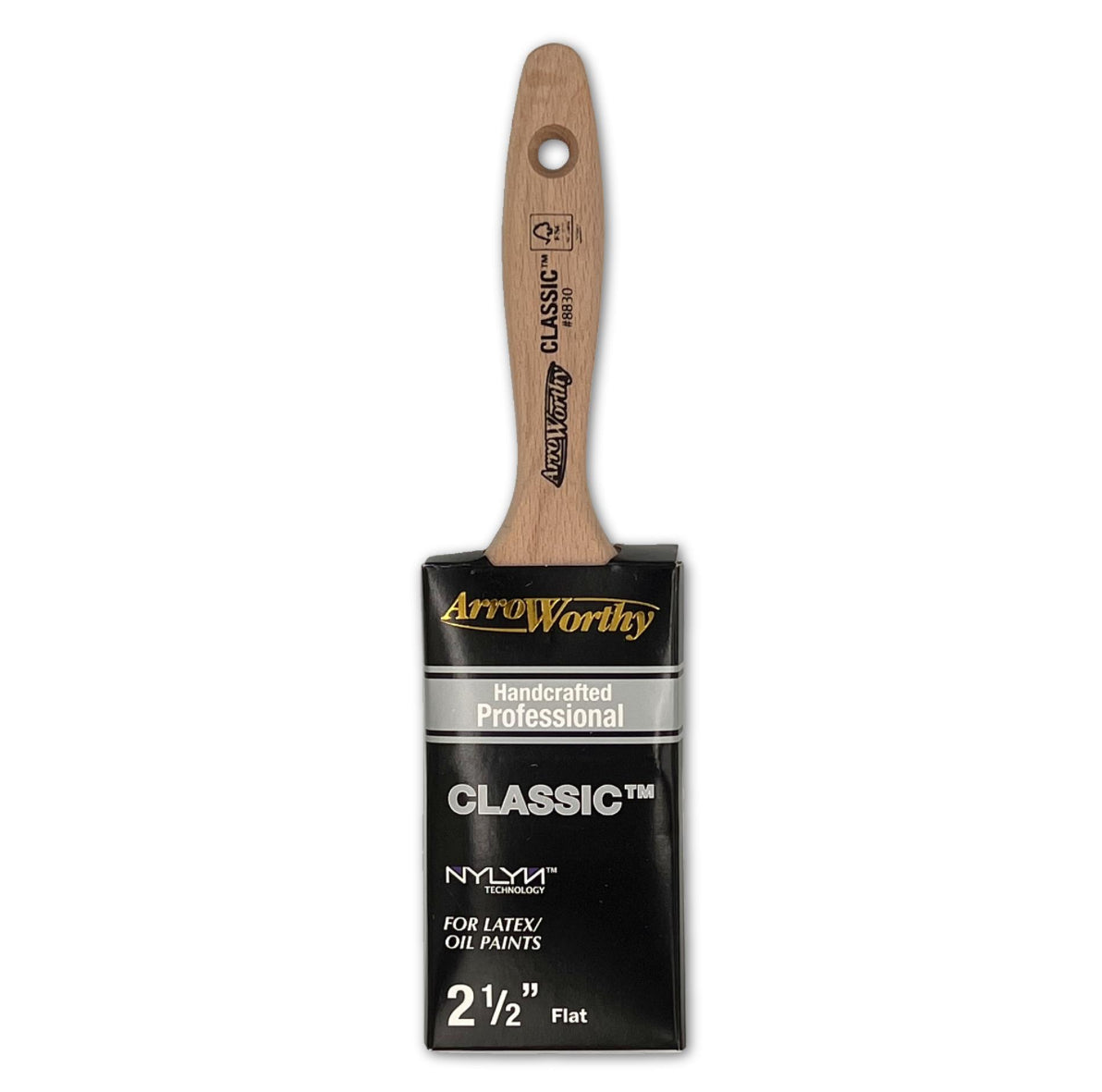 Arroworthy Classic Beaver Tail Brush