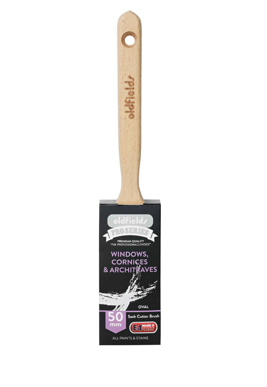 Oldfields Pro Series Oval Flat Sash Paint Brush 2” (50mm)