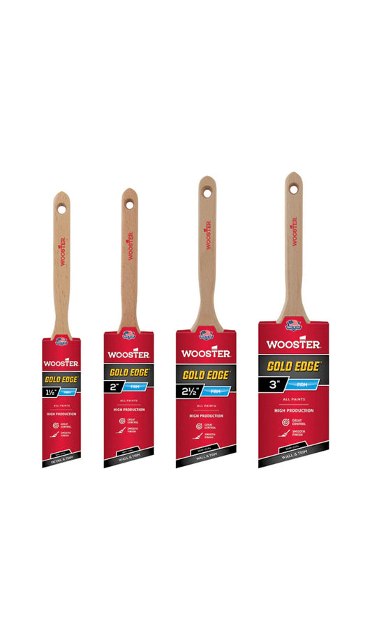 Wooster Gold Edge Semi- Oval Angle Sash Paint Brush