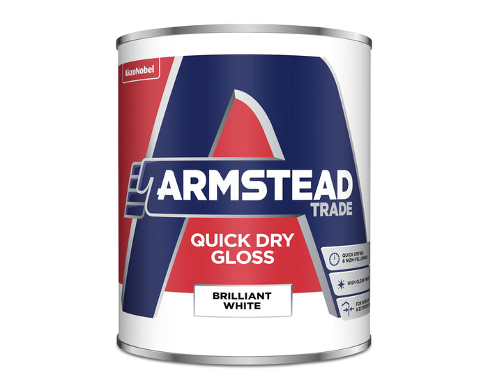 Armstead Trade Quick Dry Gloss Pure Brilliant White