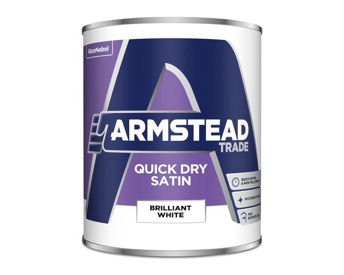 Armstead Trade Quick Dry Satin Pure Brilliant White