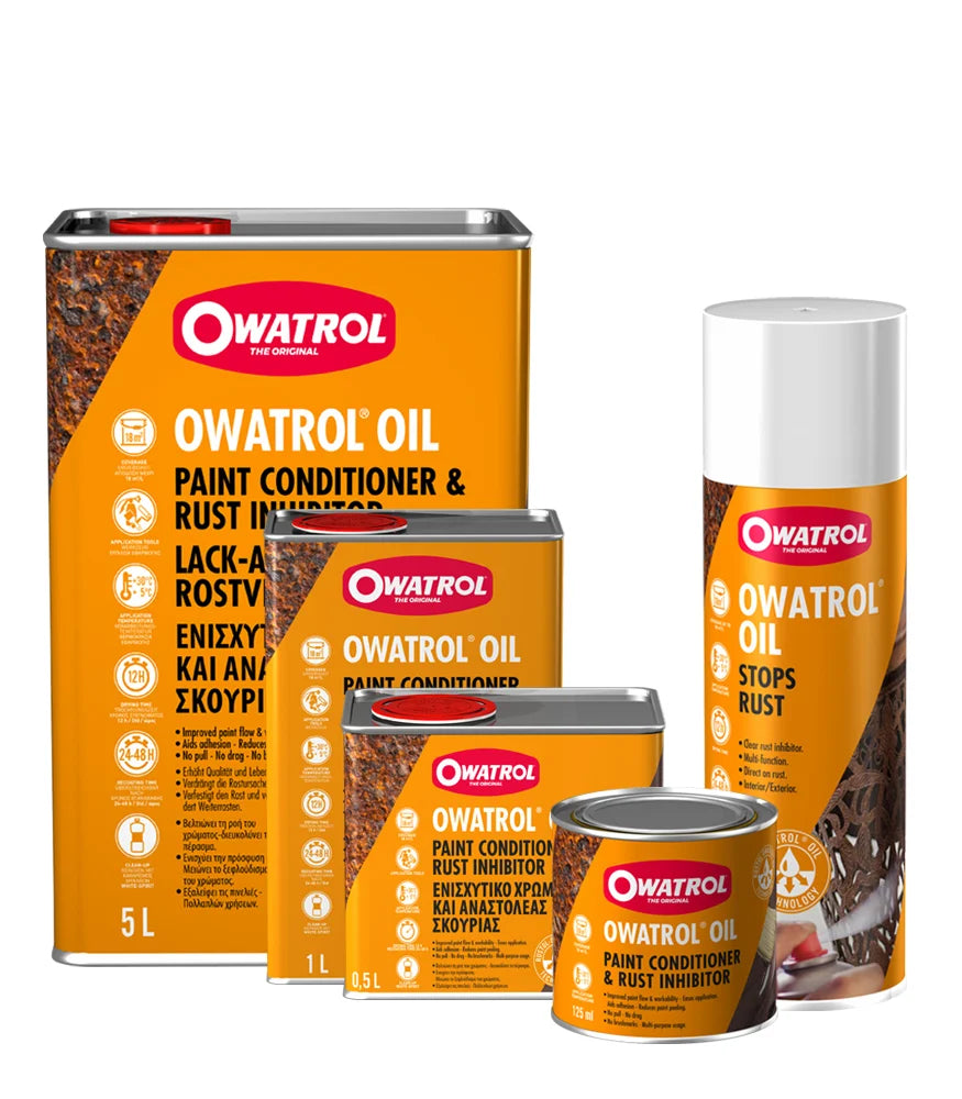 Owatrol Oil Colourless, Penetrating Rust Inhibitor & Oil-Based Paint Additive