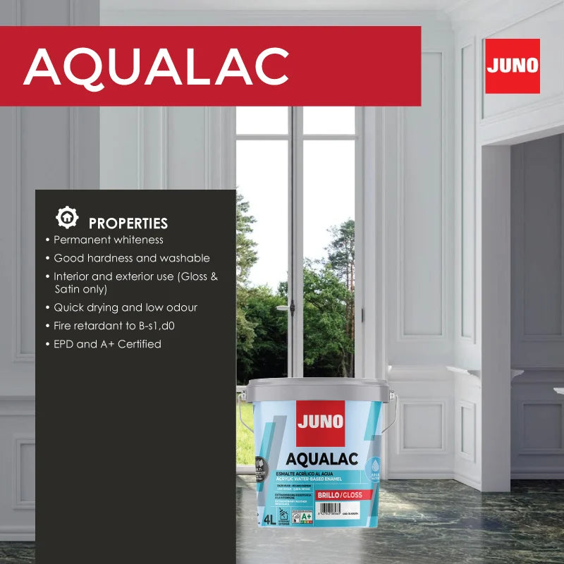 Juno Aqualac White Multi-Surface Trim Paint