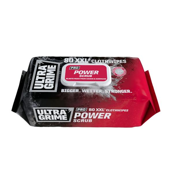 UltraGrime Pro Power Scrub Wipes