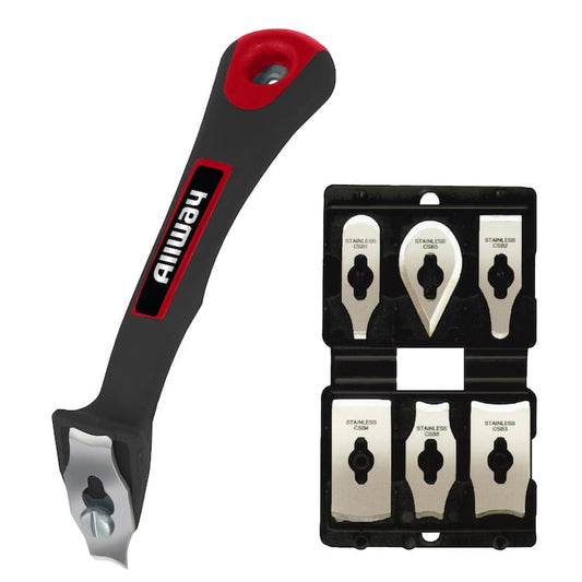 Allway Soft-Grip Contour Scraper Set With 6 Blades