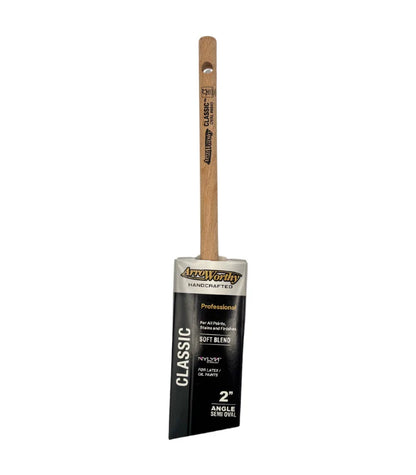 Arroworthy Classic Semi Oval Angled Pencil Handle Paint Brush