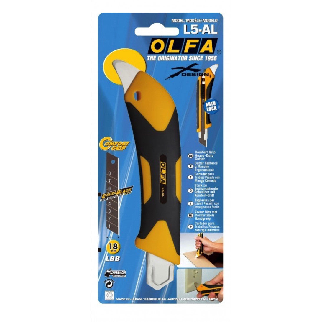 Olfa L5AL X Design Cutter With Auto-Lock 18mm