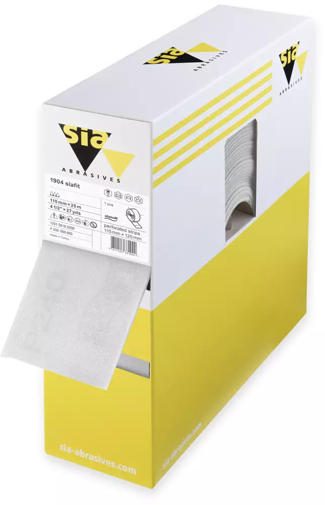 Sia 1904 Siafit Perforated Rolls 115mm x 25m Roll